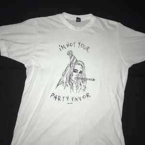 Billie Eilish “I’m not your party favor” Merch